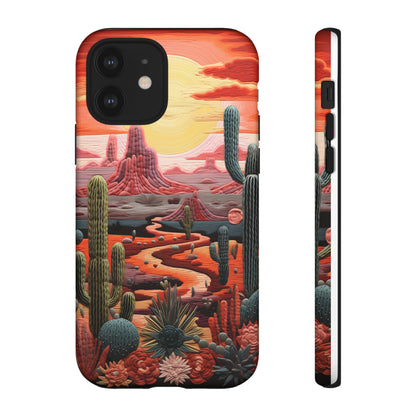 Cactus Desert Sunset Phone Case