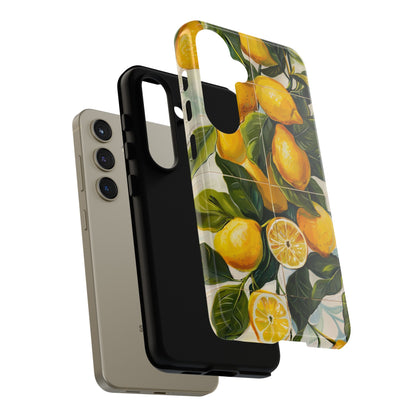 Mediterranean Lemon Italian Tile iPhone 14 Case