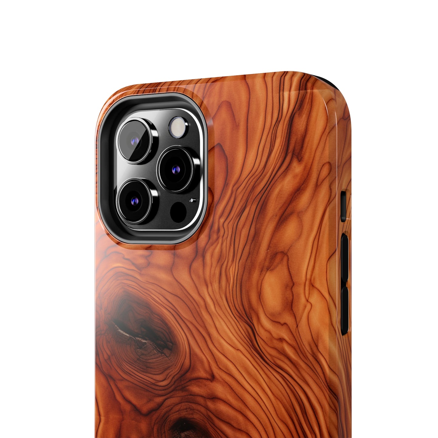 Elegant Timber: Faux Oak Wood Pattern | Dazzling Nature-Inspired iPhone Case