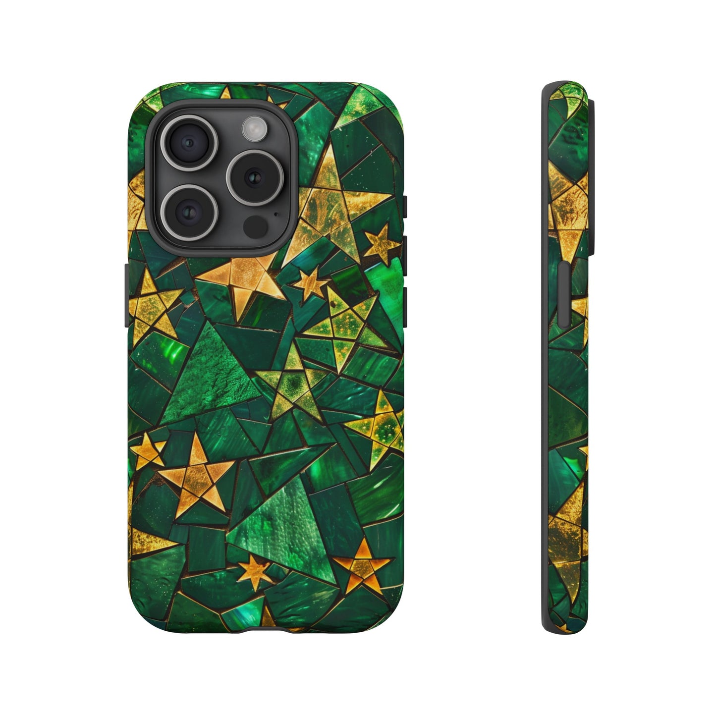 Green Celestial Stained Glass Mosaic Phone Case