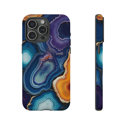 Agate Slice Geode Elegance: Natural Beauty Phone Case