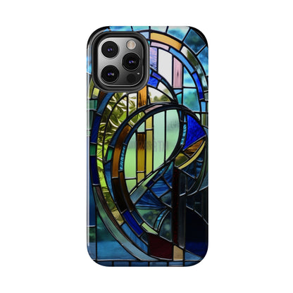 Stained Glass Floral: Art Deco Delight | Boho Chic Tough Case for iPhone & Samsung Galaxy Models