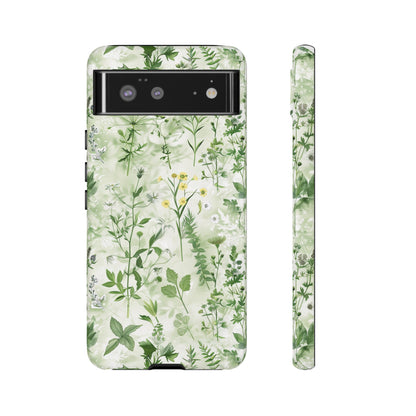 Floral Sage Green Wildflower Phone Case