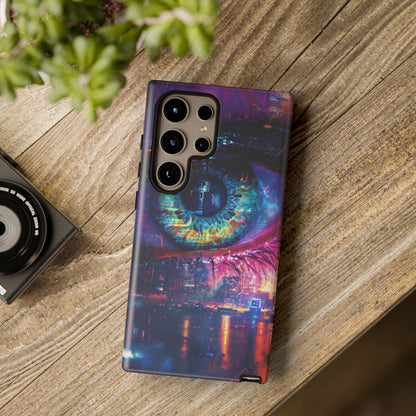 Eye of the Beholder Cyberpunk Art Phone Case