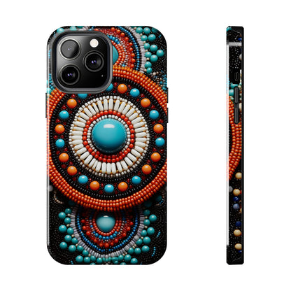 Native American Beadwork iPhone Case | Embrace Traditional Craftsmanship with Artistic Elegance