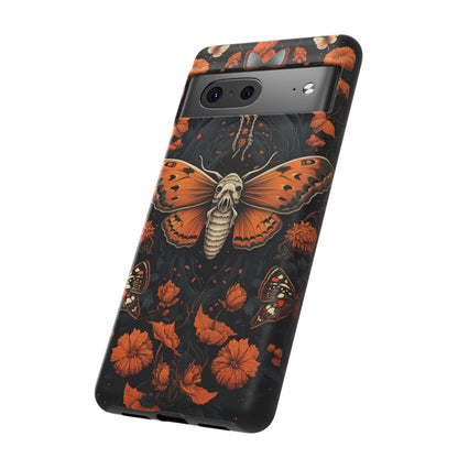 Eerie Elegance Halloween Goth Moth Phone Cover