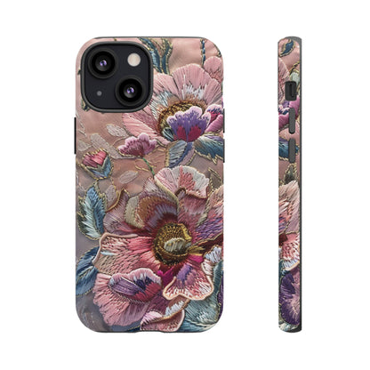 Coquette Embroidery Aesthetic Floral iPhone 14 Case