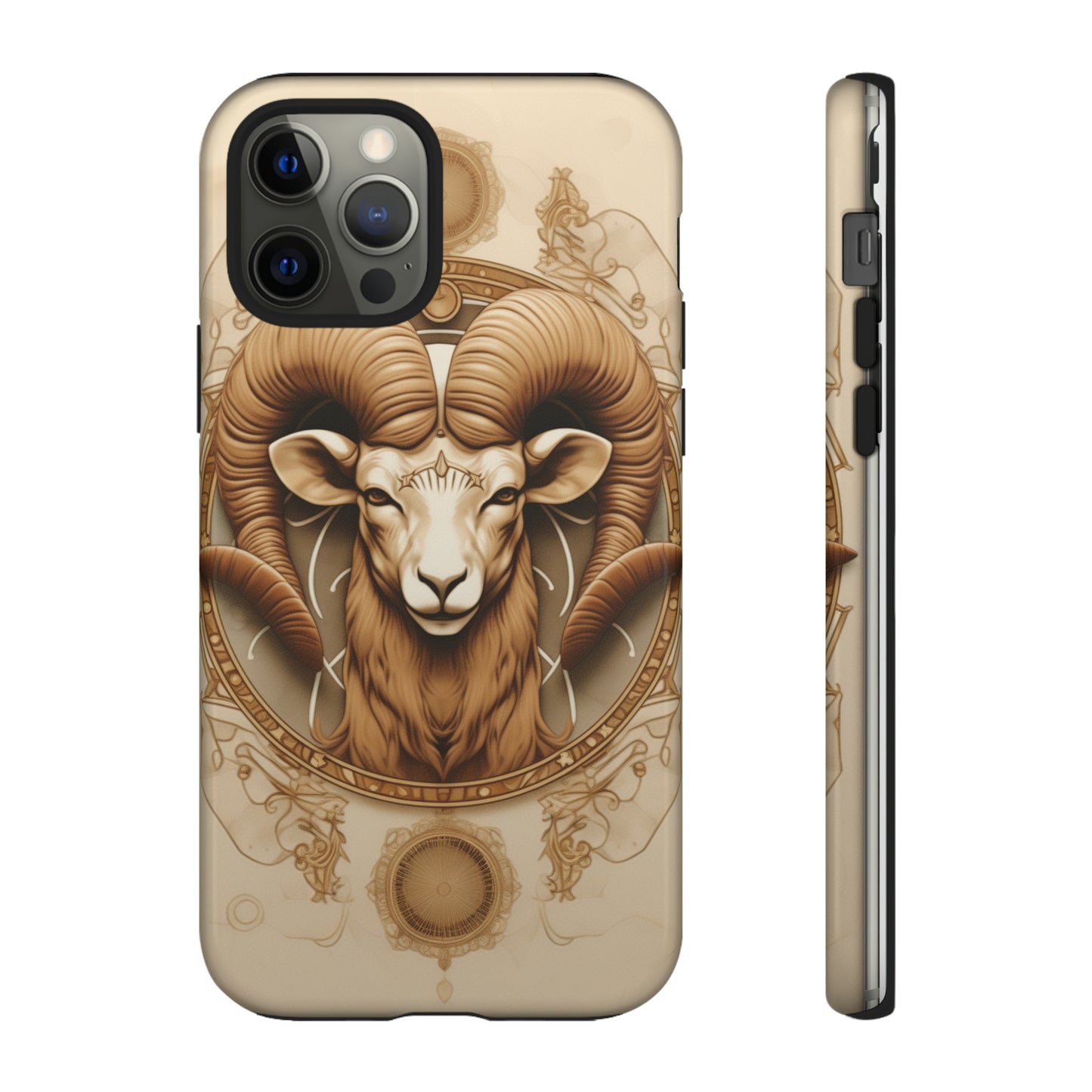 Aries Astrology Stained Glass Phone Case