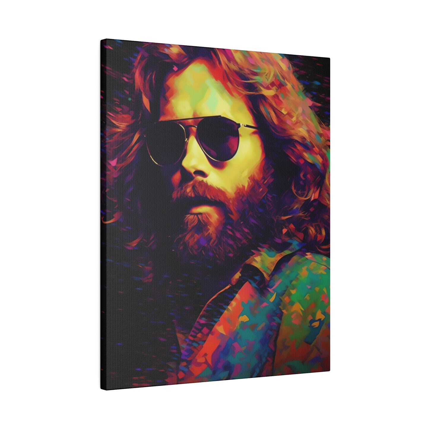 Jim Morrison of The Doors Pop Art | Stretched Canvas Print