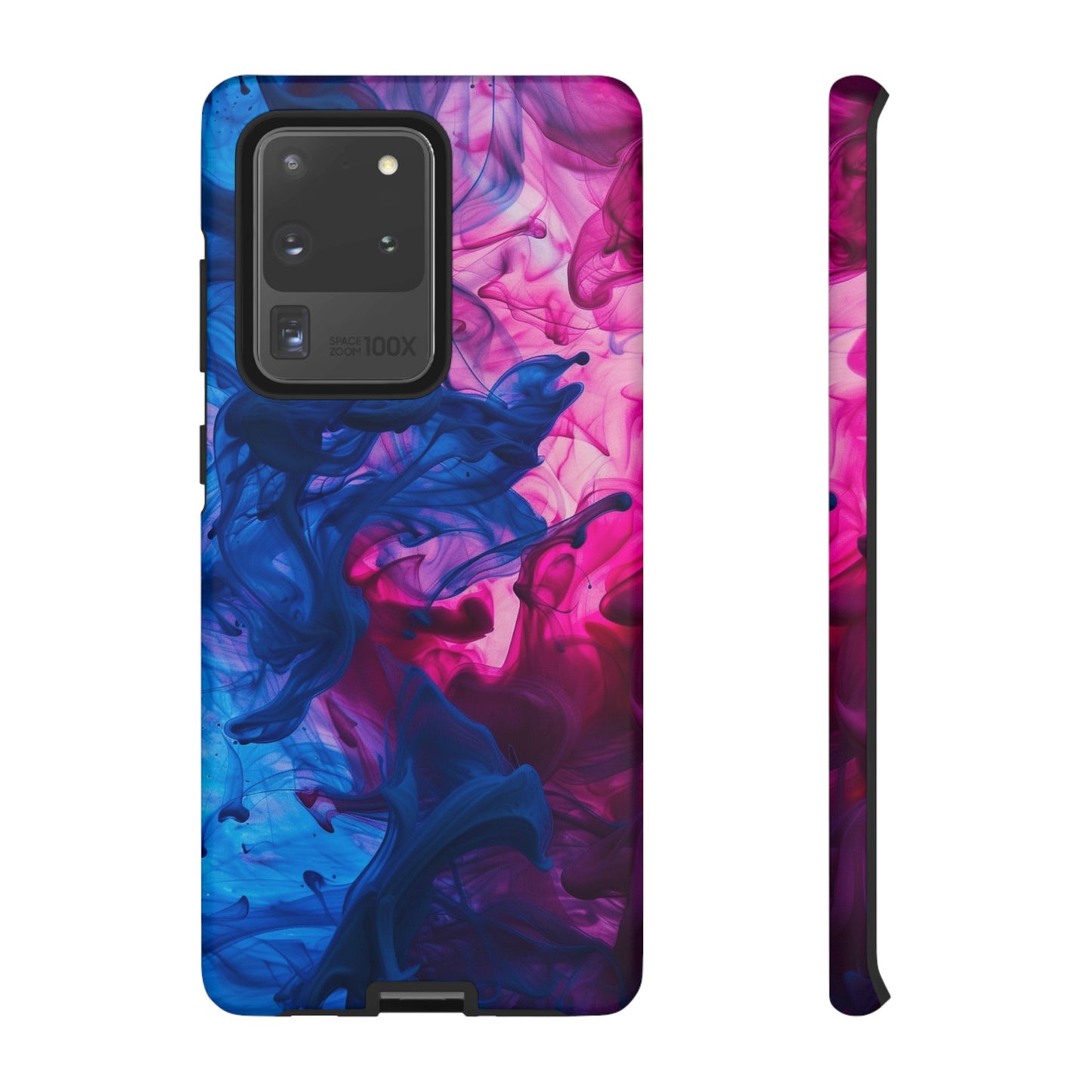 Magenta and Blue Color Explosion Phone Case