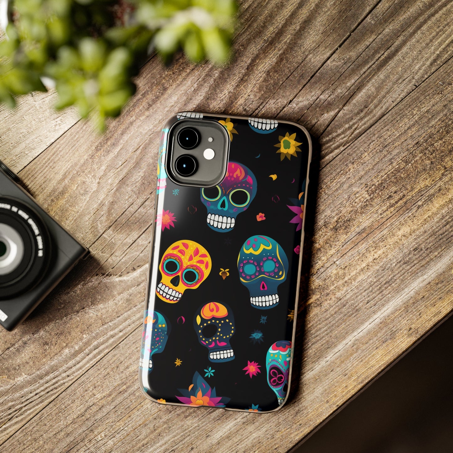 Sugar Skull iPhone Case | Day of the Dead Elegance for Apple iPhone Models