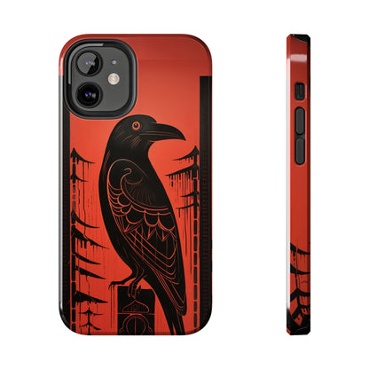 Mystic Totem: Northwest Native American Tribal Raven | Cultural Heritage iPhone Case