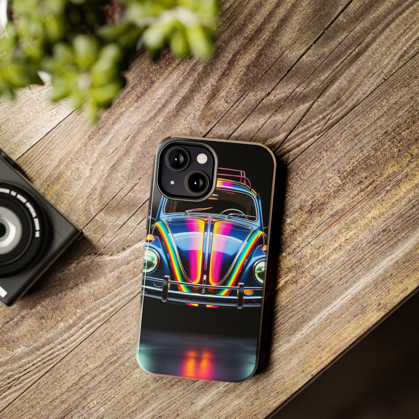 iPhone Case | Colorful Journeys: Psychedelic VW Bug iPhone Tough Case