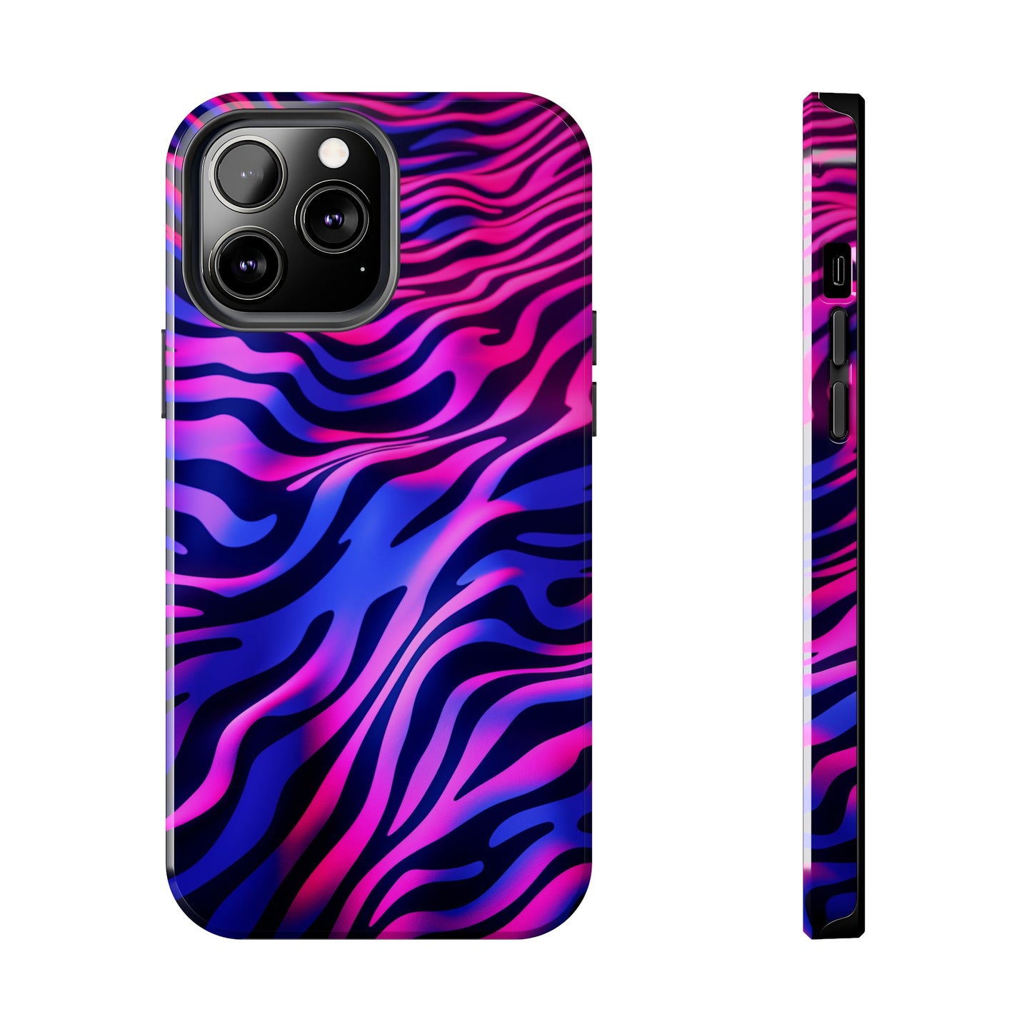 Wild Illusion: Trippy Tiger Stripes Mystique | Dynamic iPhone Case