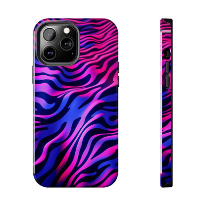 Wild Illusion: Trippy Tiger Stripes Mystique | Dynamic iPhone Case