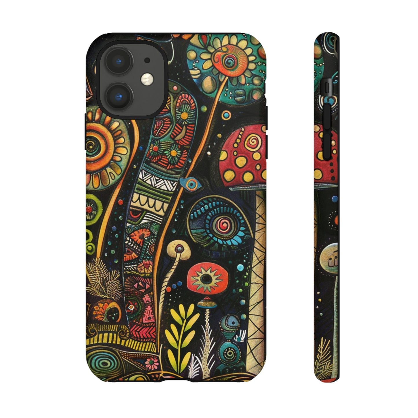 Retro 1960s Psychedelic Flowers Phone Case