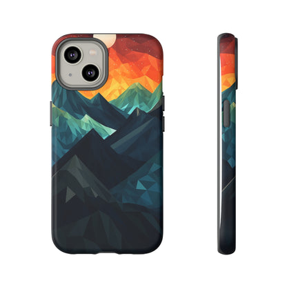 Mountain Abstract Tough Case | Embrace Nature's Beauty with a Durable Phone Case