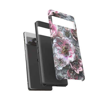 Coquette Aesthetic Floral Art iPhone 15 Case