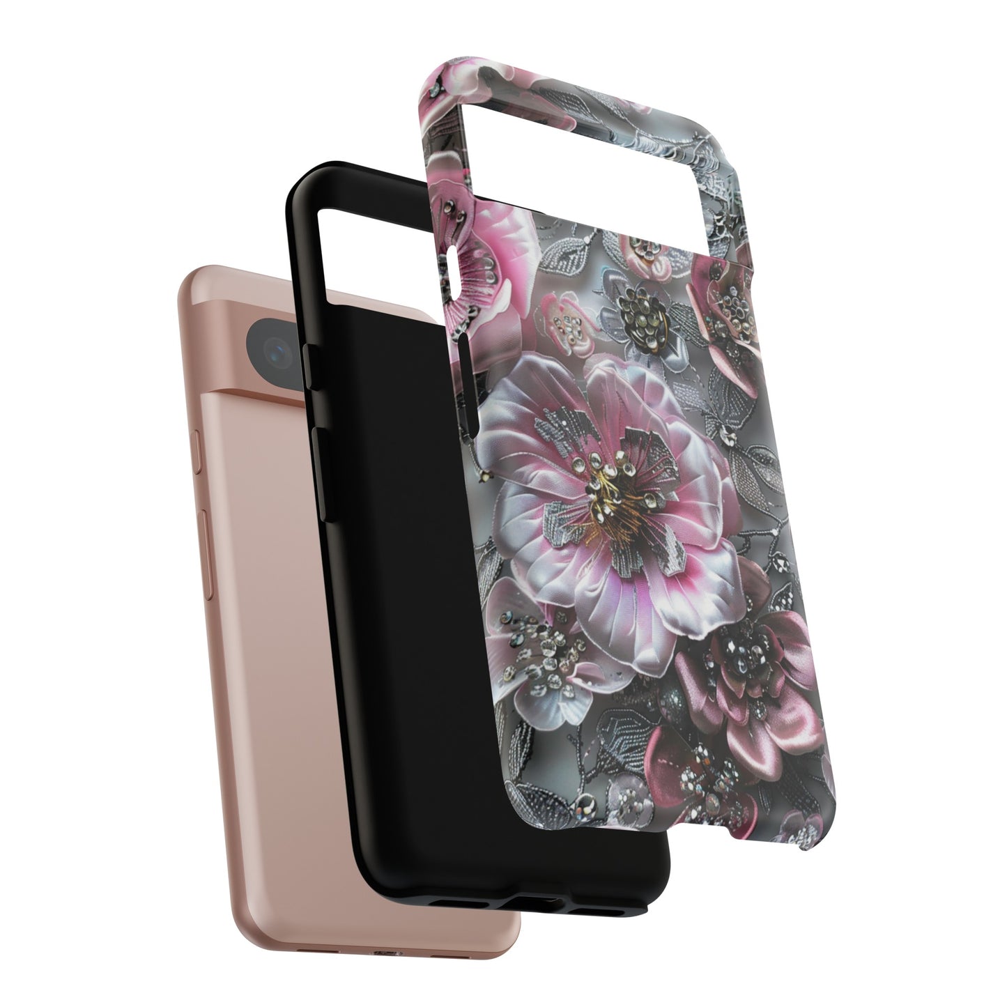 Coquette Aesthetic Floral Art iPhone 15 Case