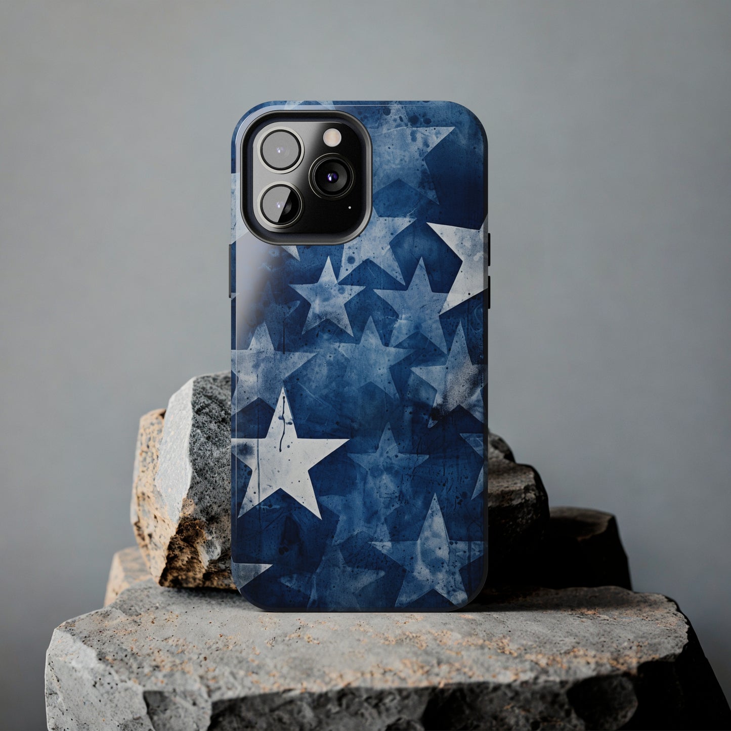 Starry Nights: Denim Dreams | Celestial Star-Patterned iPhone Case