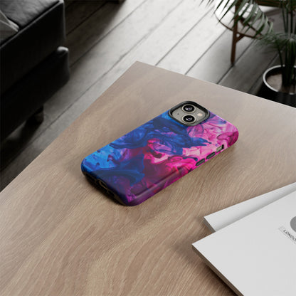 Magenta and Blue Color Explosion Phone Case