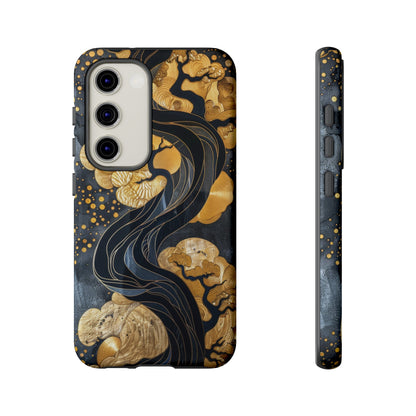 Gold and Silver Tree of Life Design Phone Case