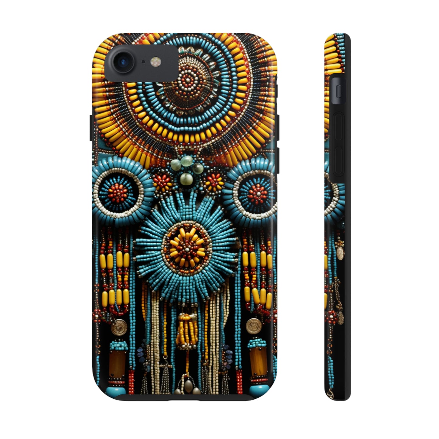 Native American Beadwork iPhone Case | Crafted Elegance with Cultural Heritage