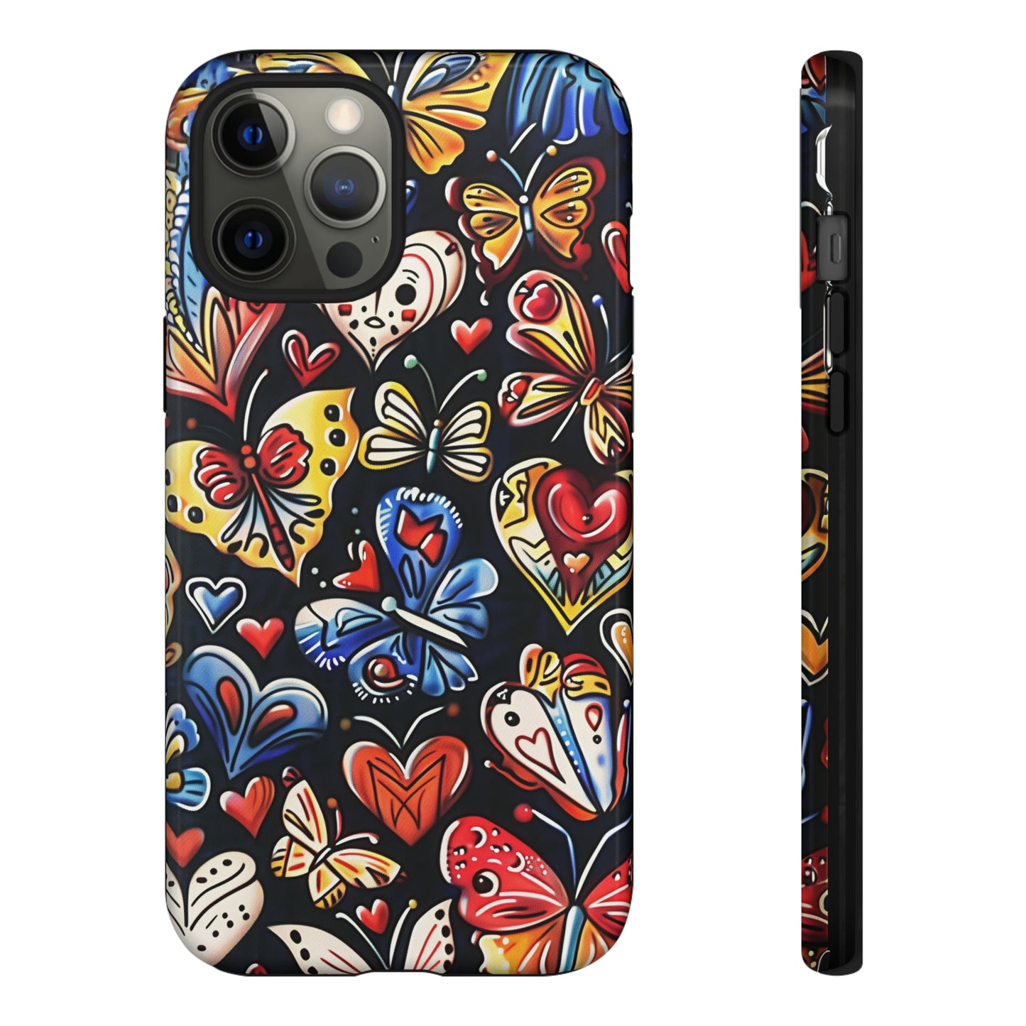 Butterfly Magic Hearts Phone Case