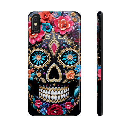 Sugar Skull iPhone Case | Celebrate Dia de los Muertos with Vibrant Elegance