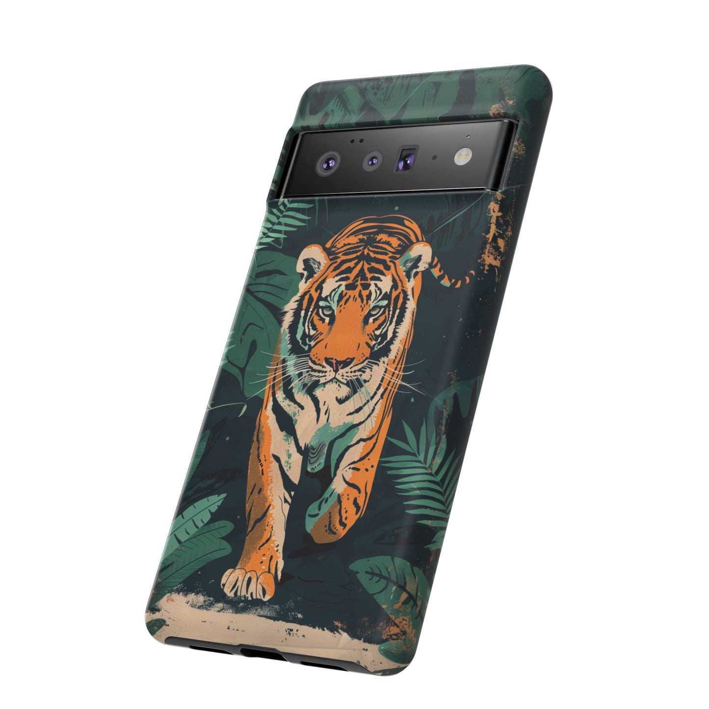 Retro Jungle Tiger Phone Case