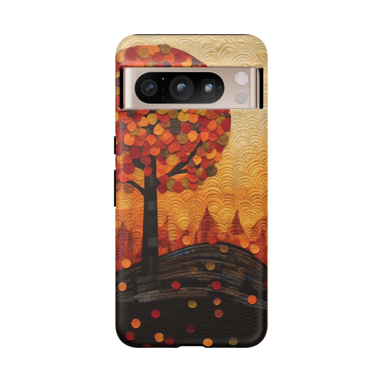 Autumn iPhone Case, Forest Embroidered Style Phone Case