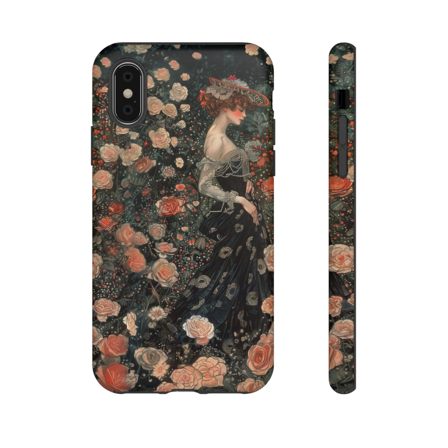 Art Nouveau French Floral Beauty Painting Phone Case