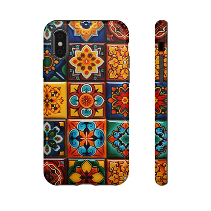 Mexican Talavera Tile Pixel Phone case