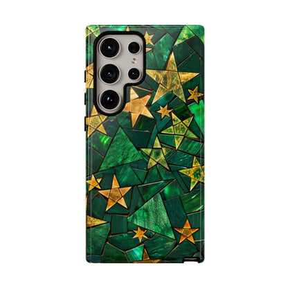 Green Celestial Stained Glass Mosaic Phone Case