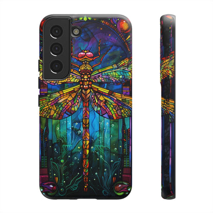 Art Deco Stained Glass Dragonfly Phone Cover