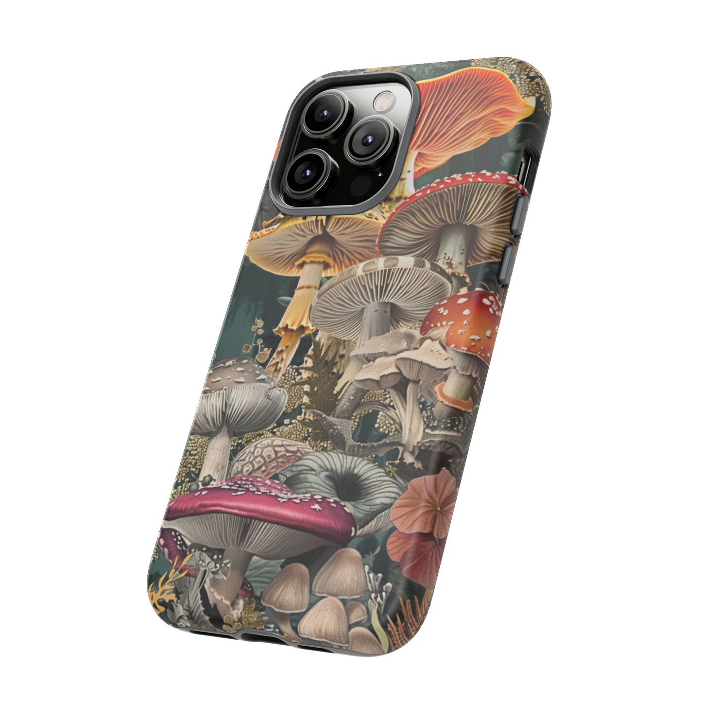 Vintage Illustration Mushroom Collage Phone Case