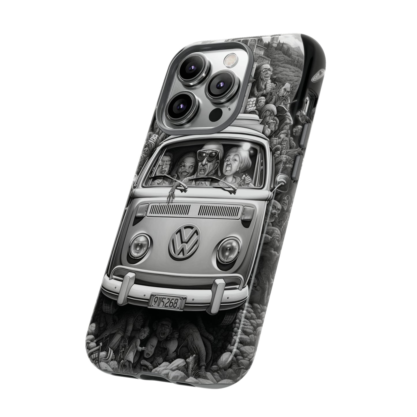 Vintage VW Camper Van iPhone Case