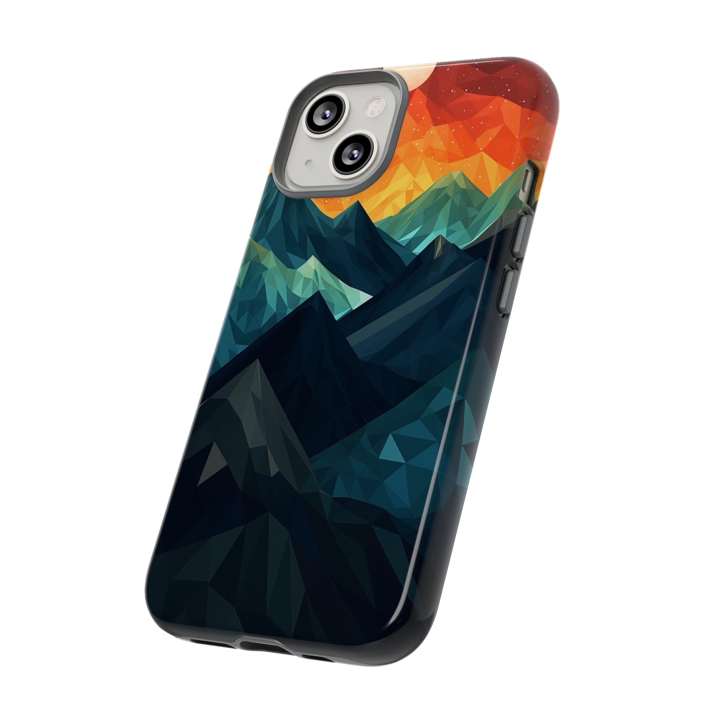 Mountain Abstract Tough Case | Embrace Nature's Beauty with a Durable Phone Case