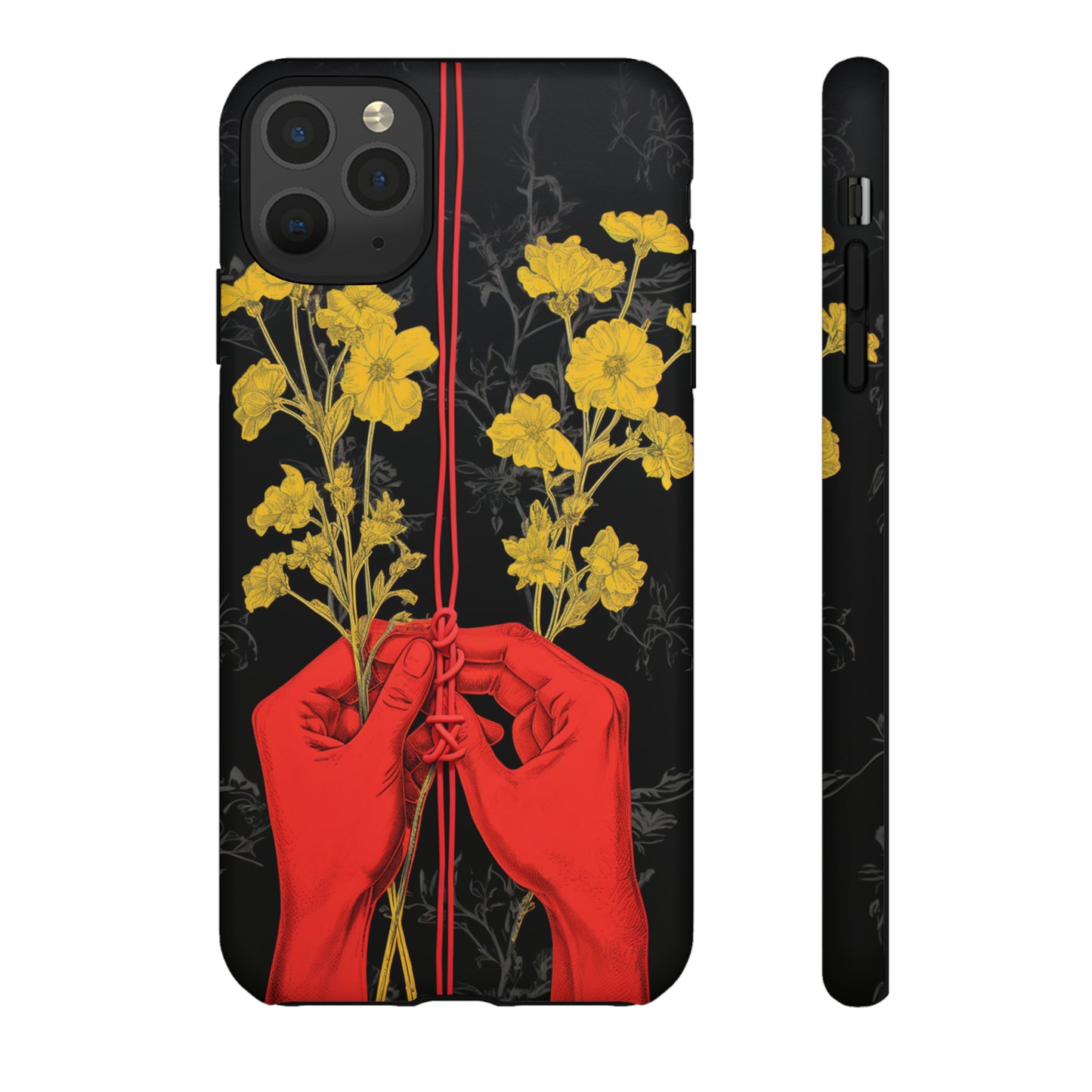 We Are All Connected Floral Phone Case