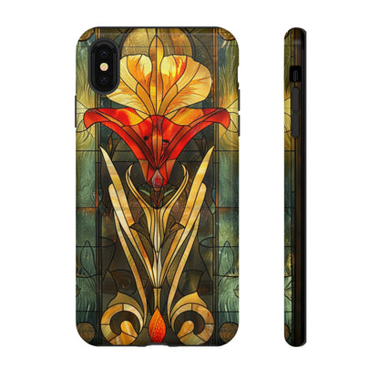 Art Deco Stained Glass floral Phone Case