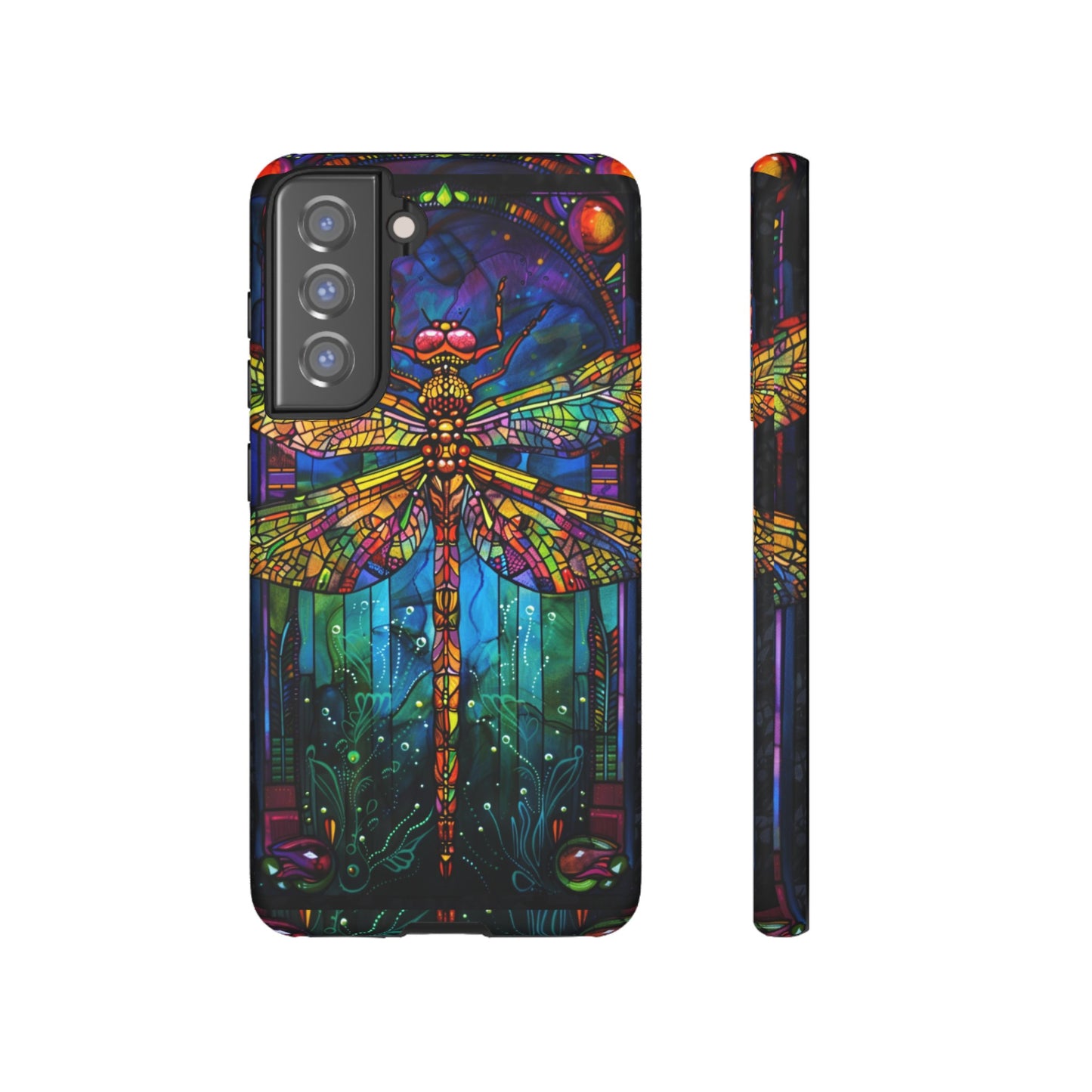 Art Deco Stained Glass Dragonfly Phone Cover