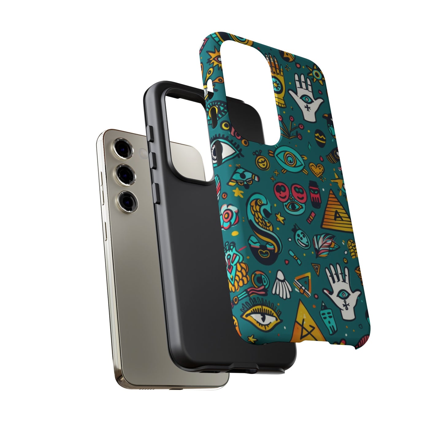 UFOs and Ancient Egypt Talisman Collage Phone Case