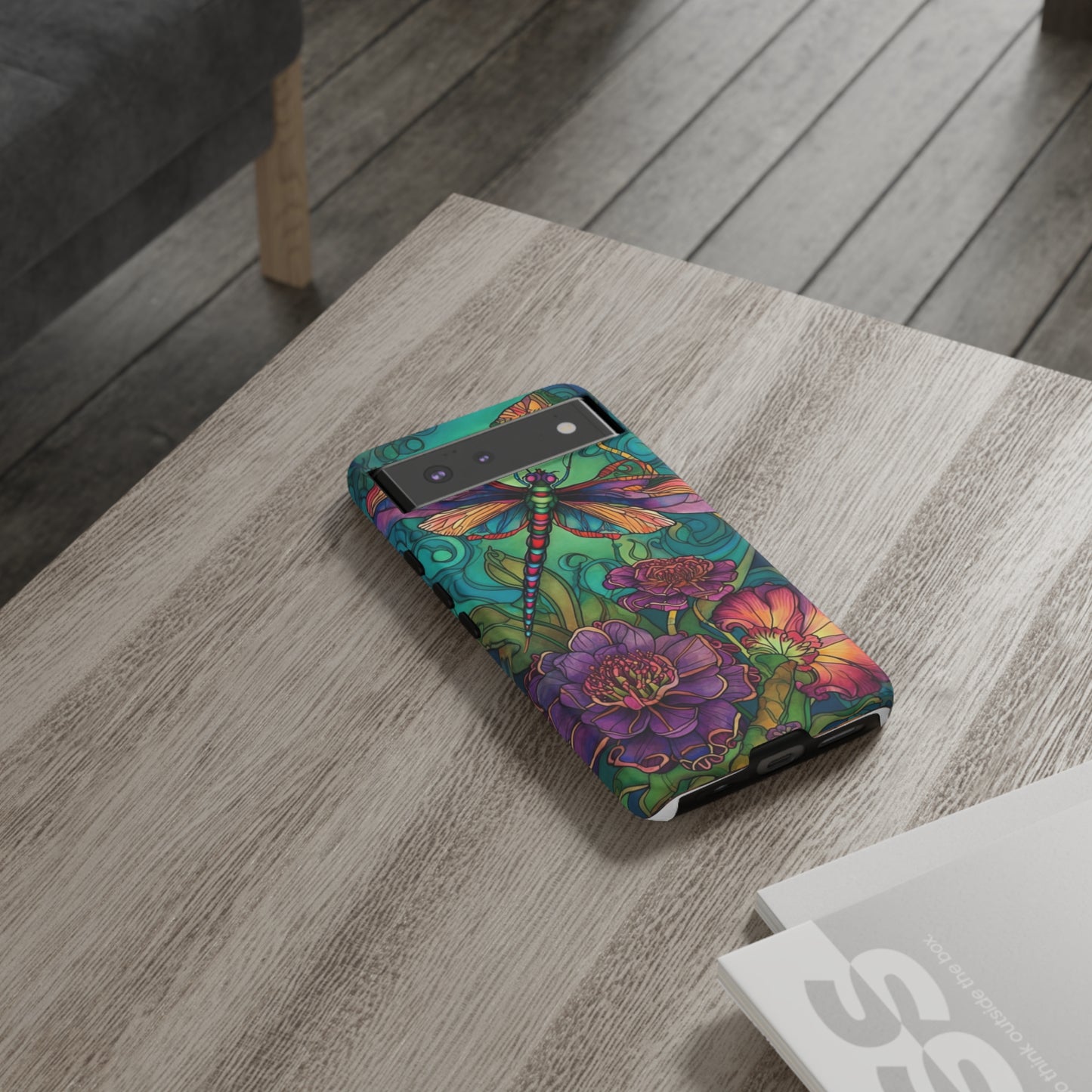 Art Nouveau Dragonfly - A Timeless Symbol of Elegance for Google Pixel, iPhone, and Samsung Cases