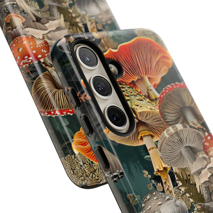 Vintage Illustration Mushroom Collage Phone Case