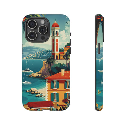 Midcentury French Riviera Landscape Painting Phone Case