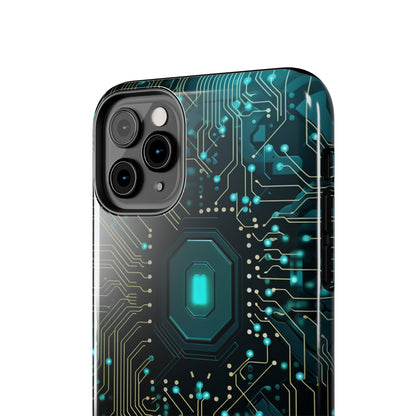 Neon Nexus: Cyberpunk Circuit Board | Futuristic Tech-Inspired iPhone Case