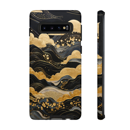 Chiyogami Mountains Tough Phone Case fits Galaxy S23 S22 S21 S20 Plus Ultra | Iphone 14 13 12 11 8 Pro Max Mini | Pixel 7 6 Pro 5 | Japanese