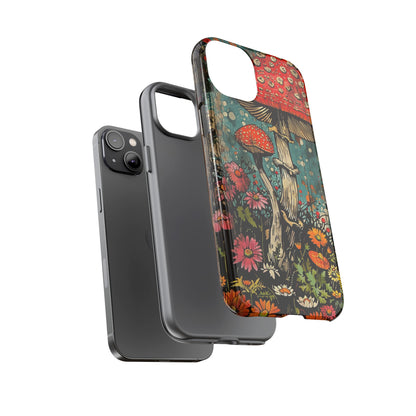 Trippy Magic Mushroom Retro Art Phone Case