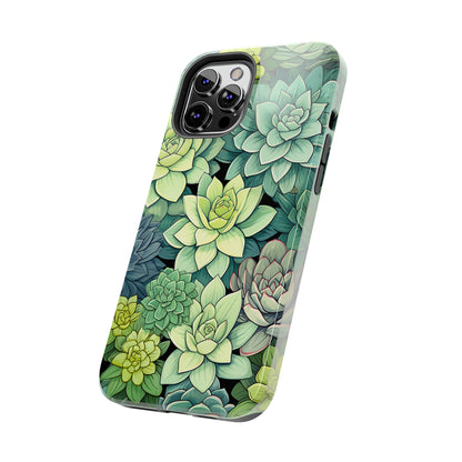 Succulent Desert Cactus Floral iPhone Case | Embrace the Beauty of Arid Elegance