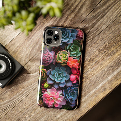 Succulent Desert Cactus Floral iPhone Case | Embrace the Beauty of Arid Elegance